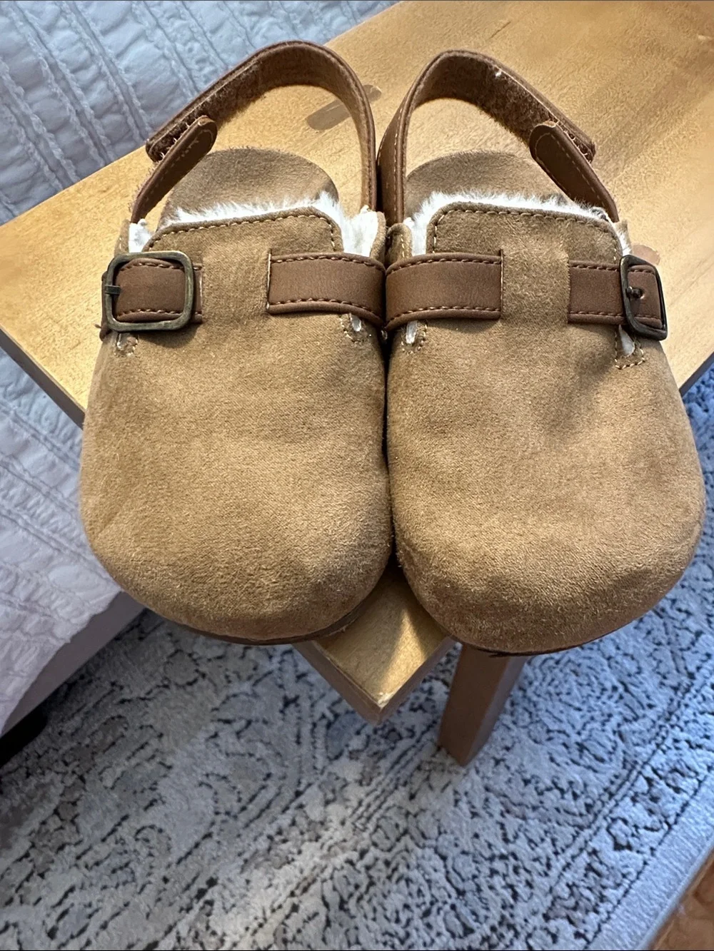 Old Navy faux suede clogs toddler